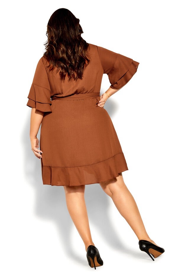 Isabella Dress - ginger, ORANGE, alternate image number 5