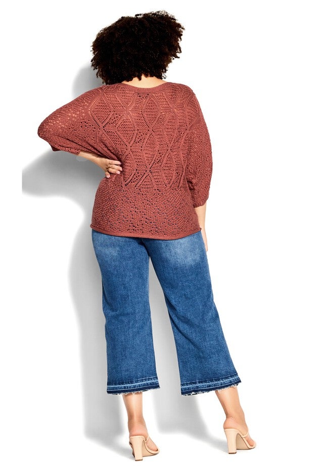 Mila Sweater - cinnamon, PINK, alternate image number null