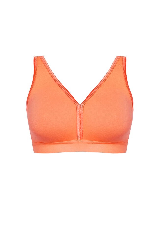 Fashion Cotton Bra, LIVING CORAL, alternate image number null