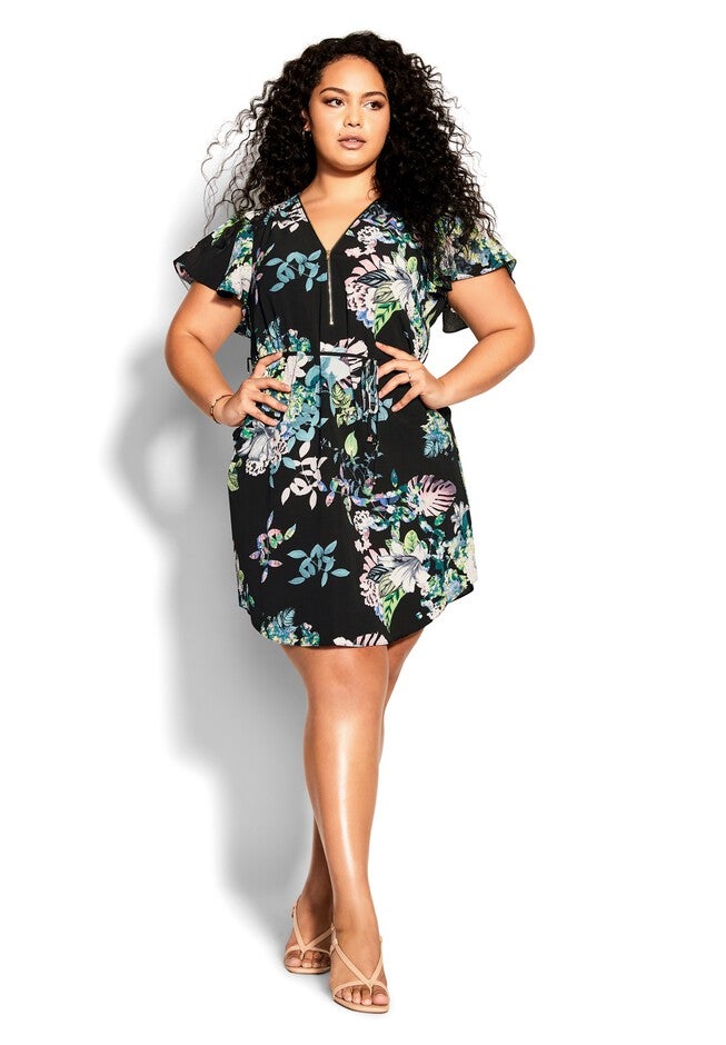 Kalani Dress - black, BLACK, hi-res image number null
