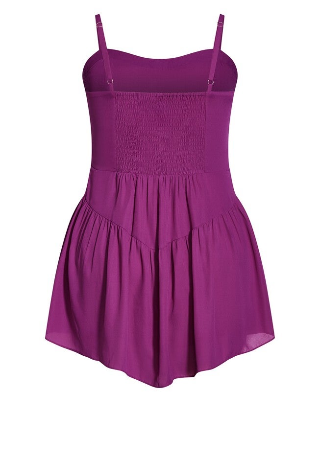 Addison Romper - magenta, PINK, alternate image number 4