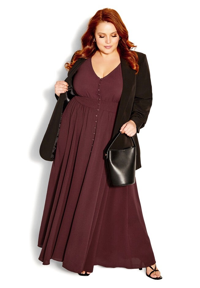 Desire Maxi Dress - garnet, RED, on-hover image number null