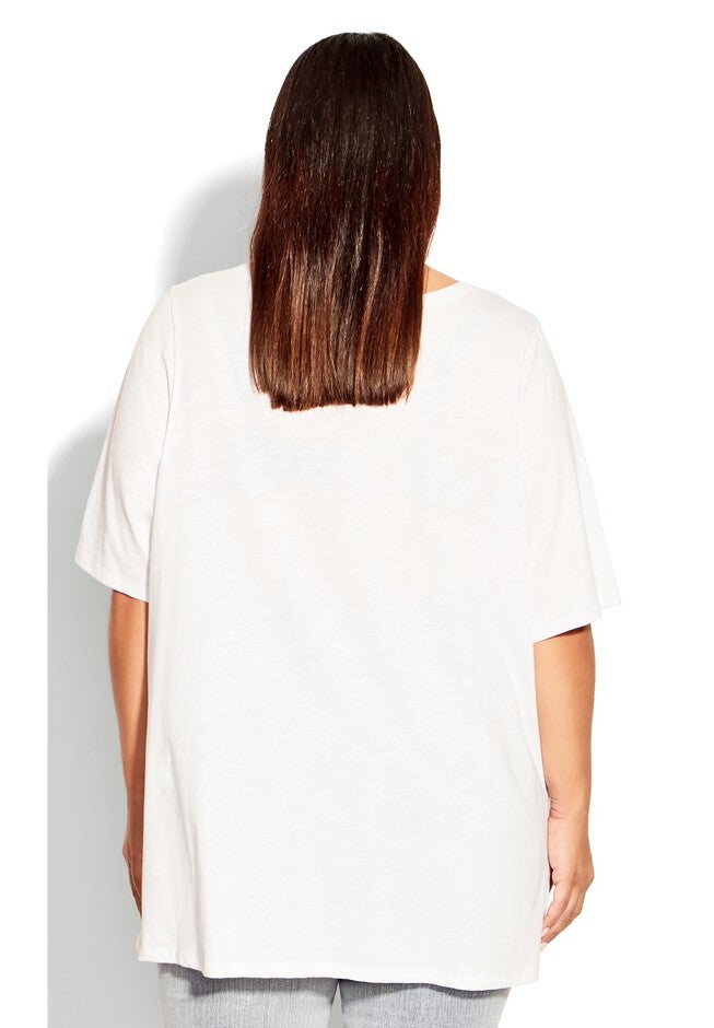 Sparkling Stars Top, WHITE, on-hover image number null