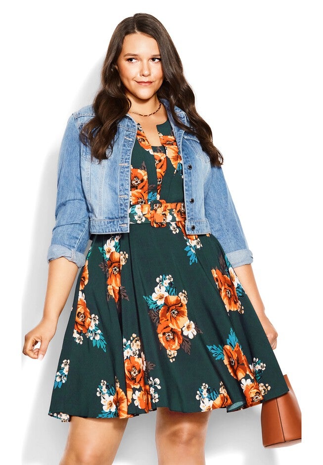 Angelica Dress - emerald, GREEN, alternate image number null