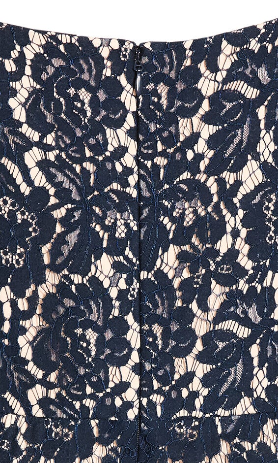 Lace Whisper Dress - navy, BLUE, alternate image number 5