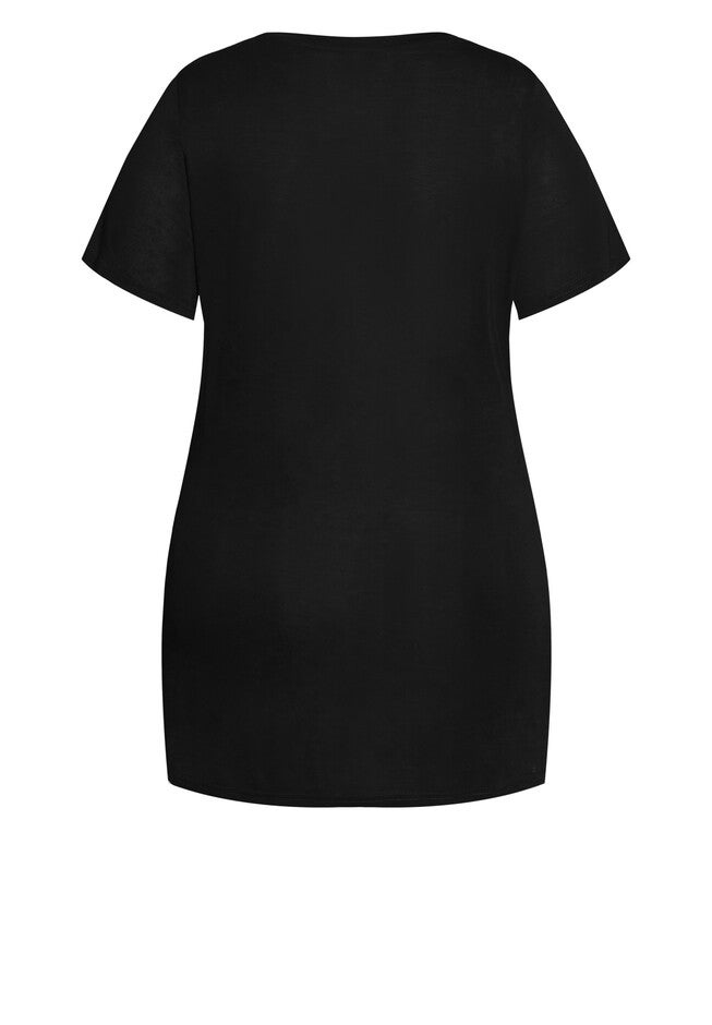 Nightie Tee - black, BLACK, alternate image number null