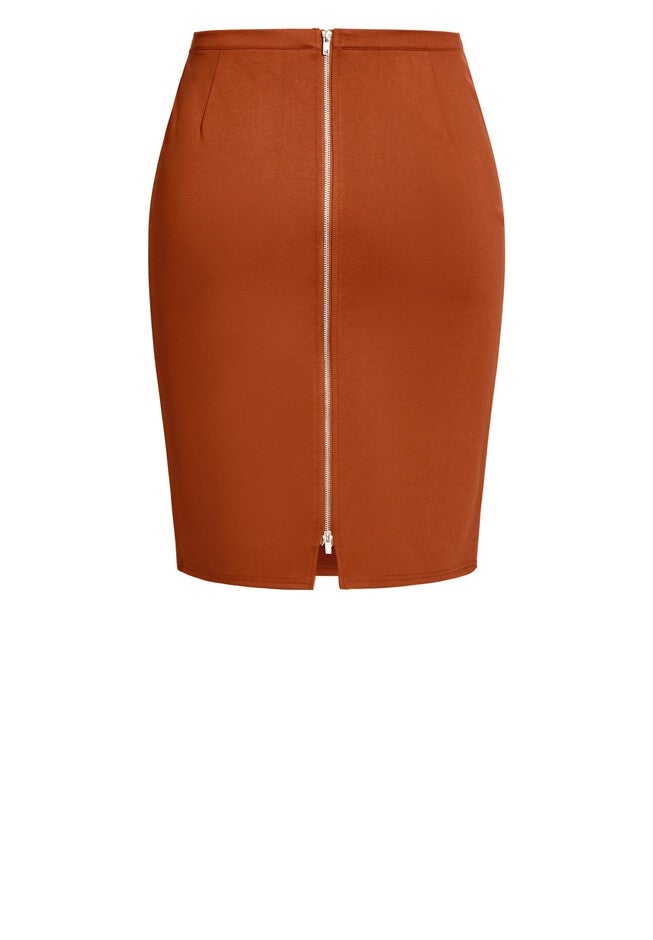 Midi Tube Skirt - ginger, ORANGE, alternate image number null