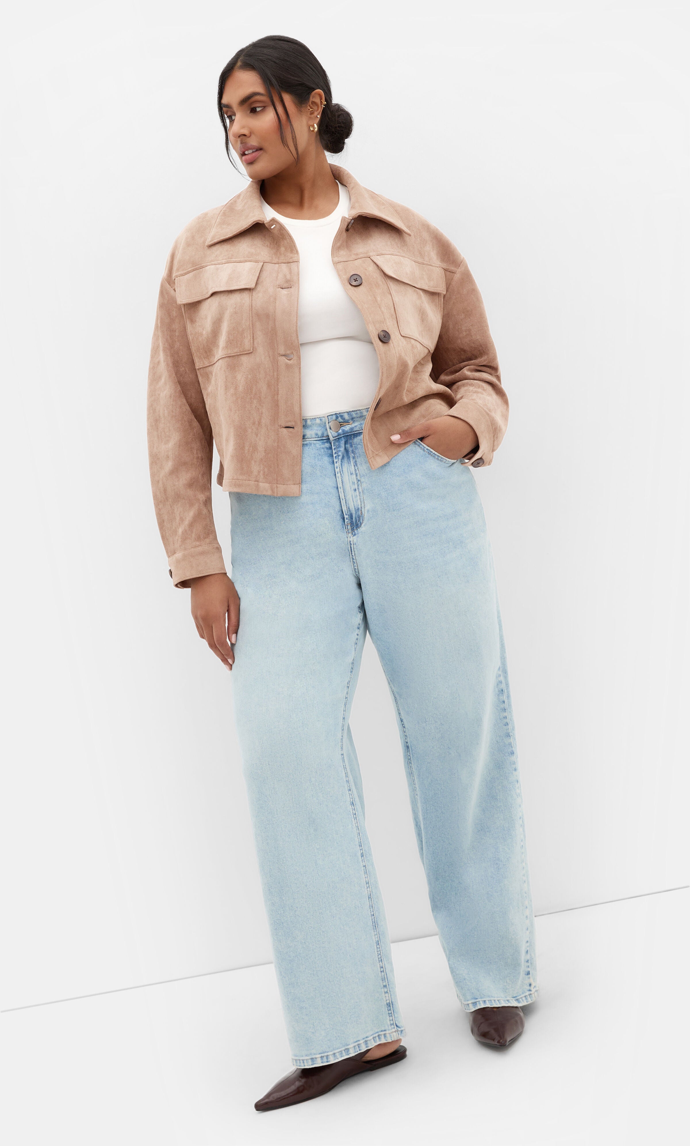 Lusia Jacket, BROWN, on-hover image number 1