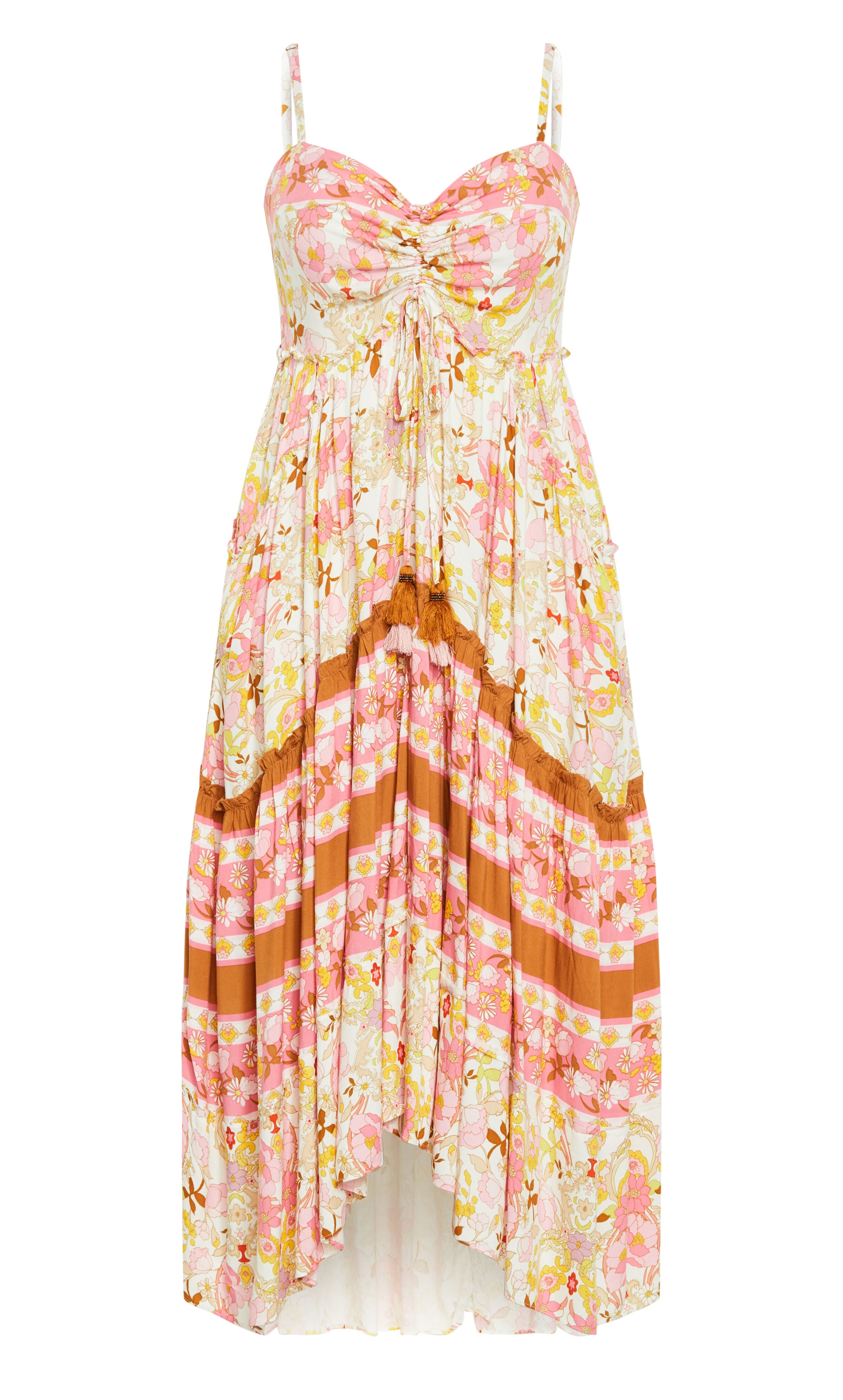 Lilah Love Maxi Dress - ivory, BEIGE, alternate image number 3