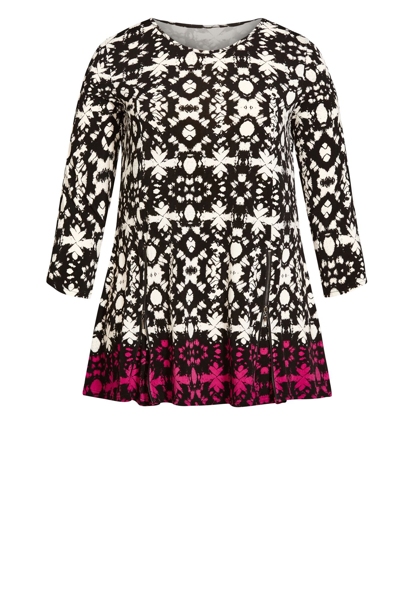 Primrose Border Tunic, IVORY BATIK, alternate image number 2