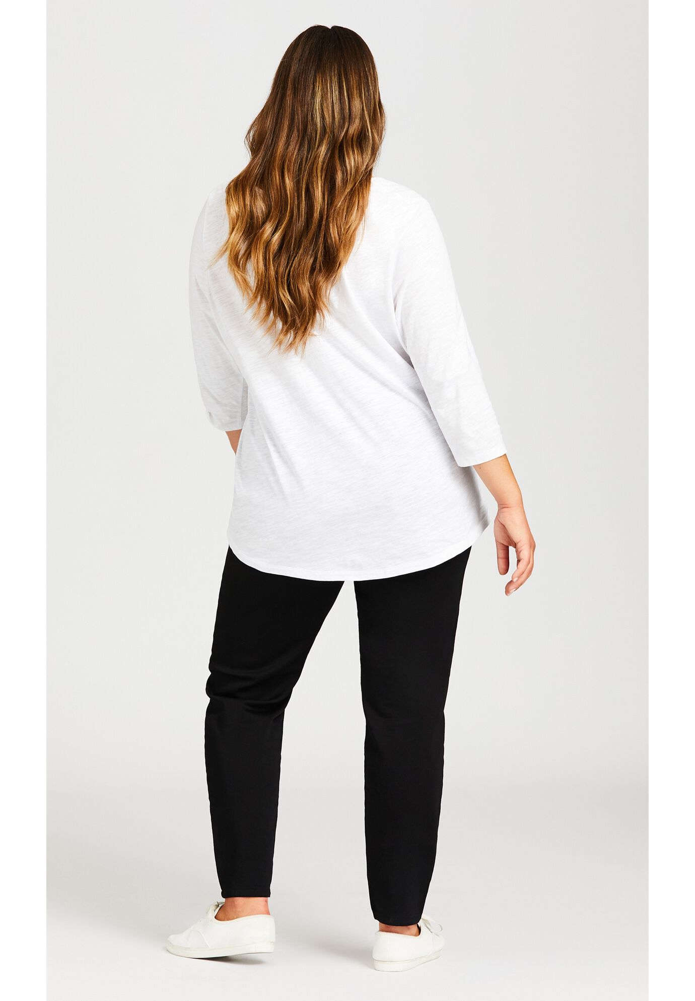 Hi Rise Straight Jegging, BLACK, alternate image number 4