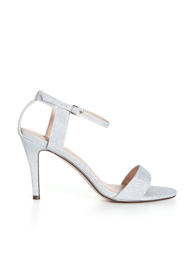 WIDE FIT Dressy Danielle Heel - silver, GREY, on-hover image number null