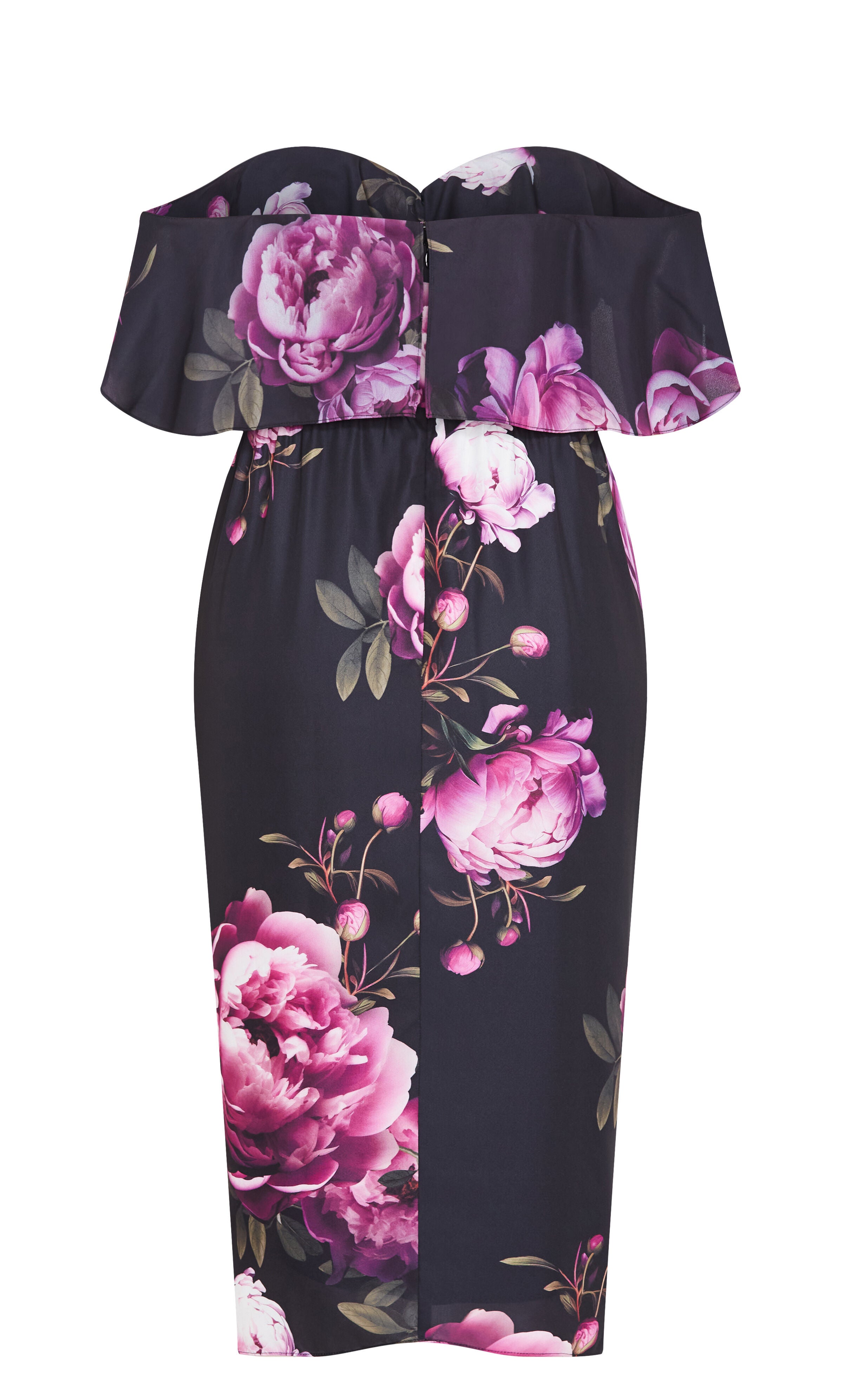 Gina Print Dress - pink rose, BLACK, alternate image number 4