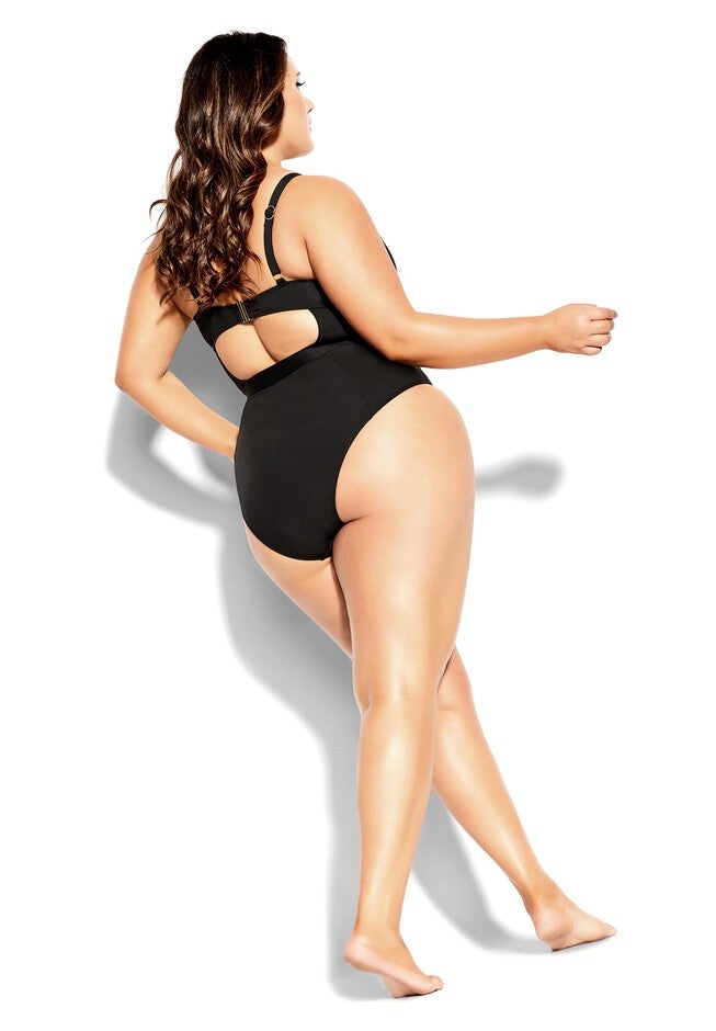 Lily Underwire 1 Piece - black, BLACK, on-hover image number 1