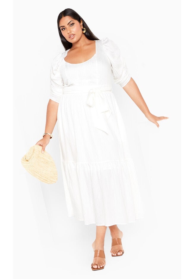 Poppie Maxi Dress - ivory, WHITE, hi-res image number null