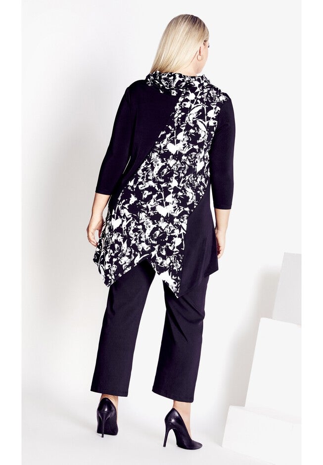 Piper Print Tunic, SILHOUETTE, on-hover image number null