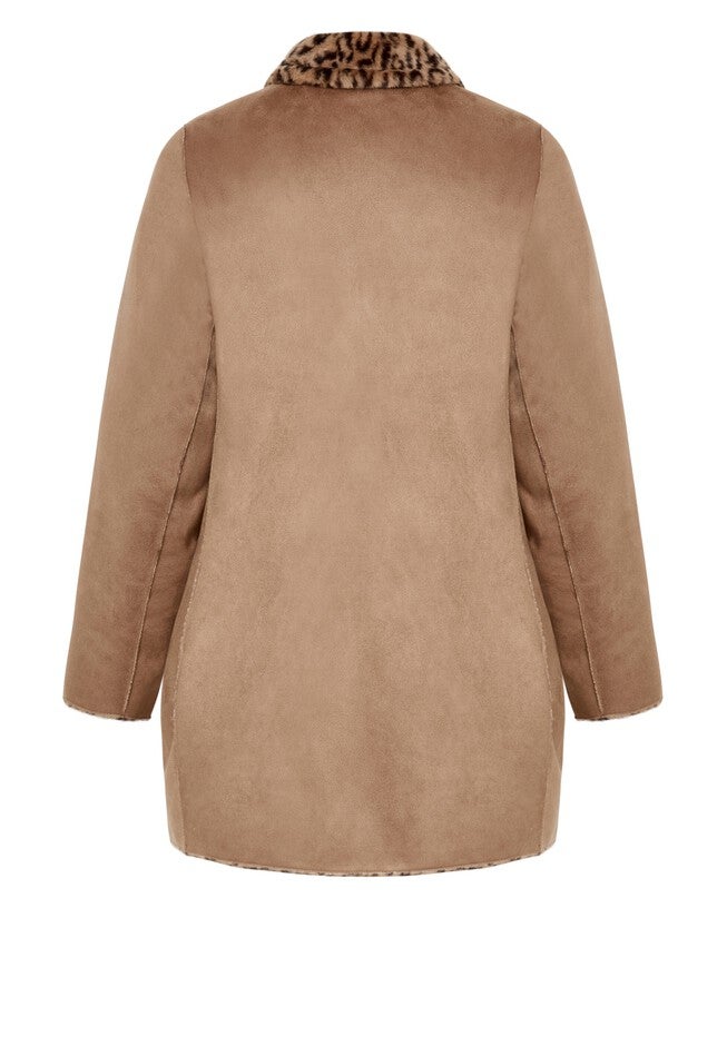 Lani Reversible Coat, COCOA, alternate image number null