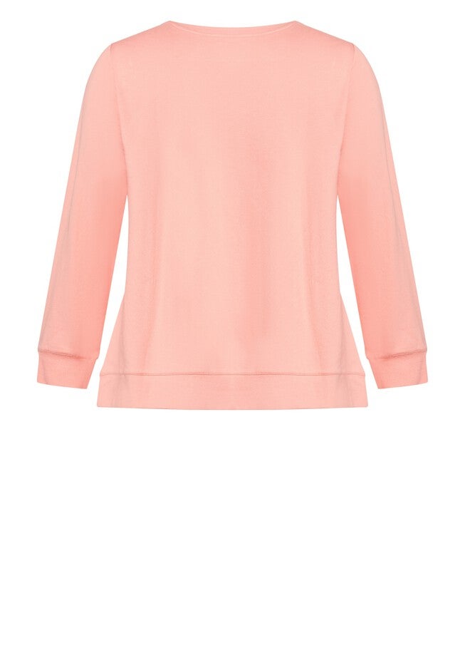Splice Stripe Placement Top, SOFT PEACH, alternate image number null