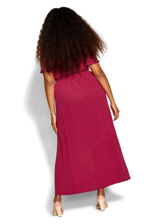 Island Detail Dress - rhubarb, RED, on-hover image number null
