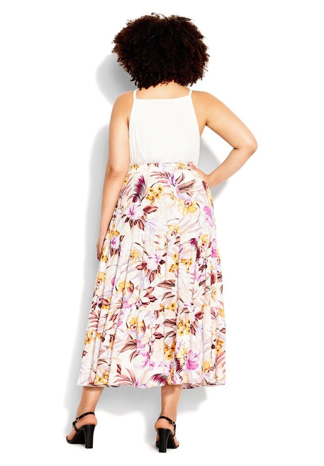 Mahe Tie Skirt - ivory, WHITE, alternate image number null