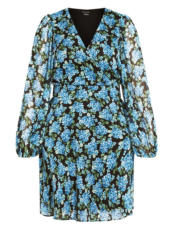 Blue Bunch Dress - blue, BLUE, alternate image number 2