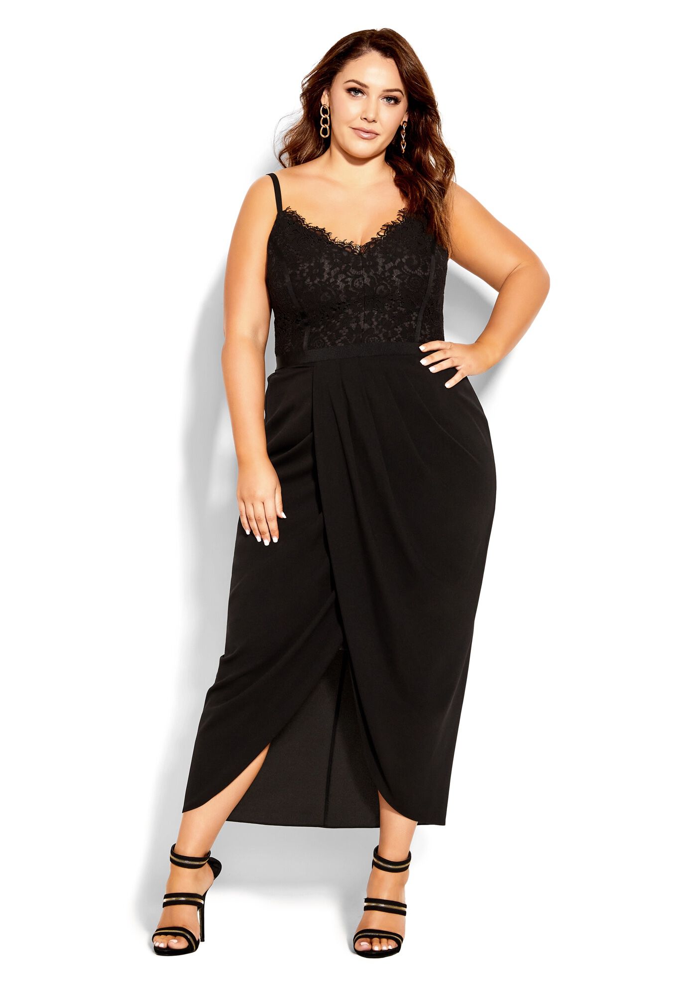 Lace Touch Dress black Avenue