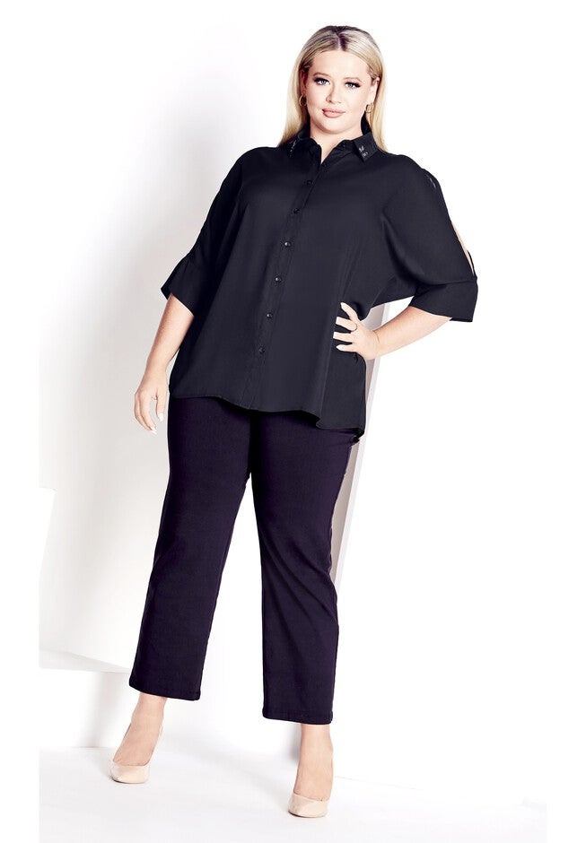 Presley Shirt, BLACK, alternate image number null