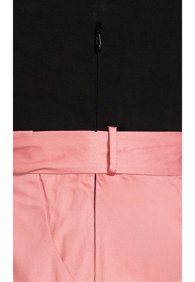 Uptown Short Sleeve Dress - pink, PINK, alternate image number null