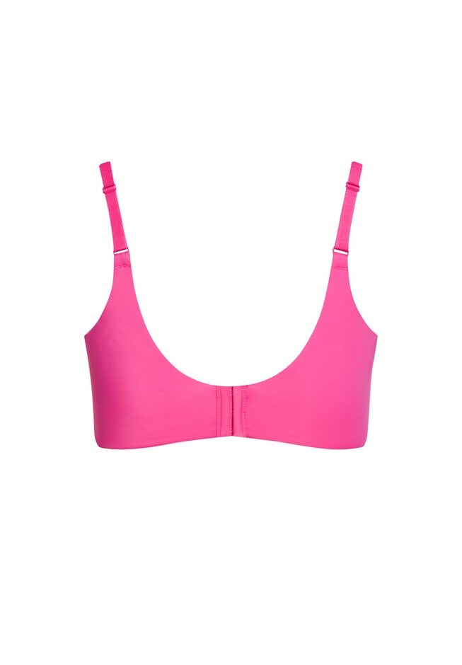 Smooth Plunge Bra - shocking pink, PINK, alternate image number null