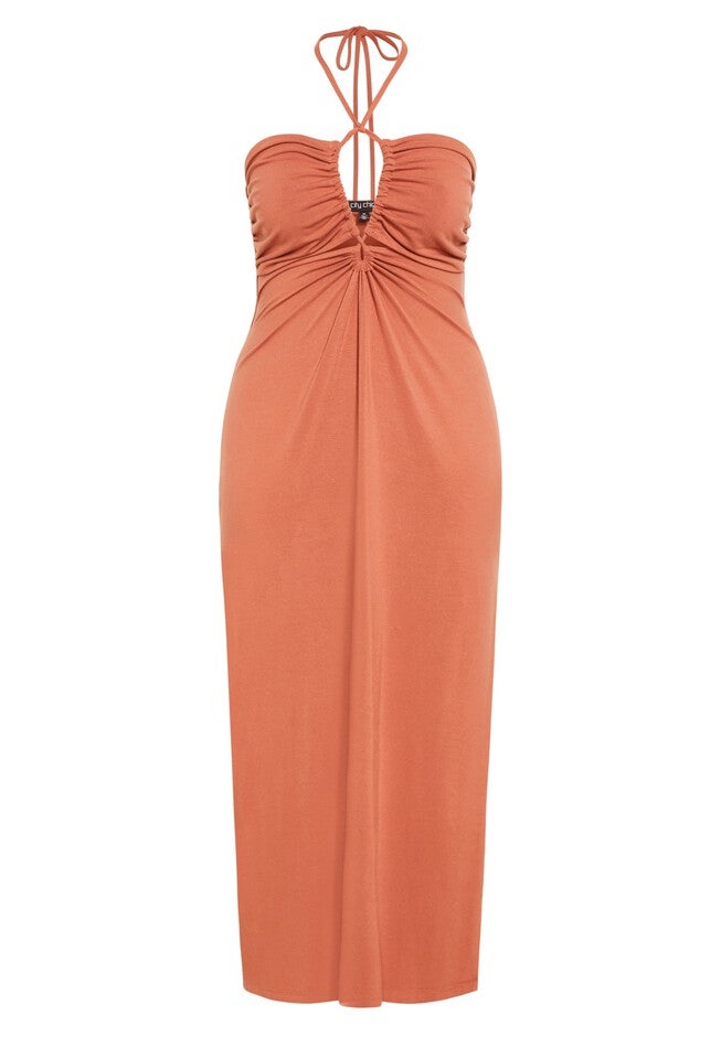 Miley Maxi Dress - tan, BROWN, alternate image number null