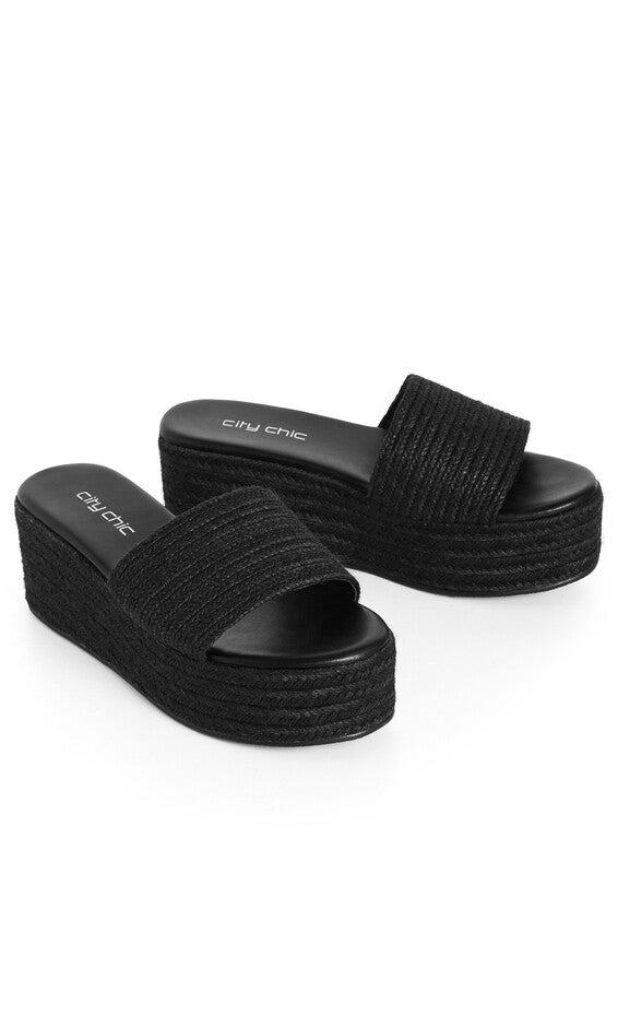 WIDE FIT Island Platform - black, BLACK, alternate image number null