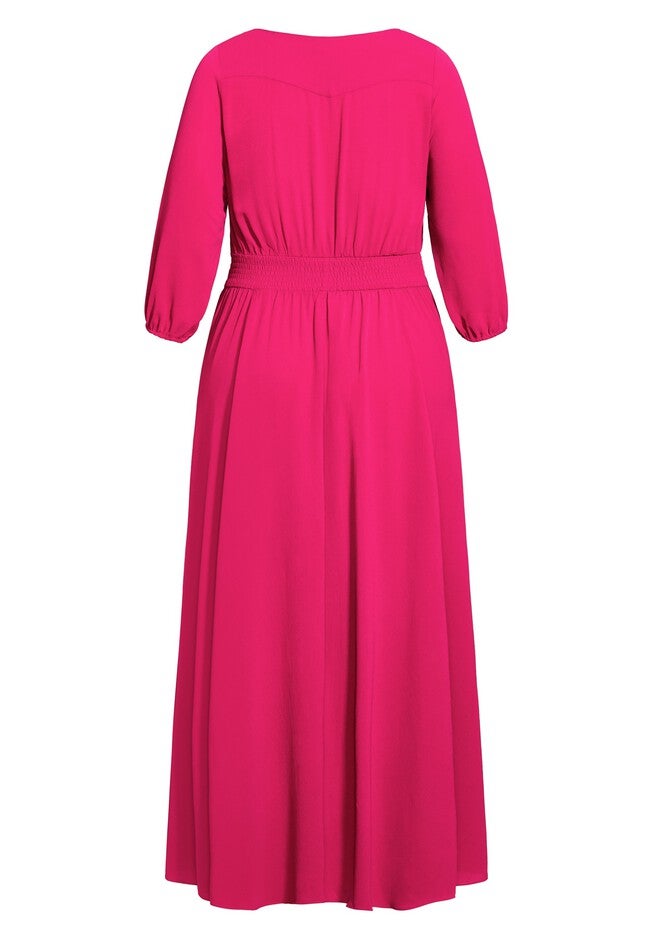 Desire Maxi Dress - raspberry, PINK, alternate image number 3