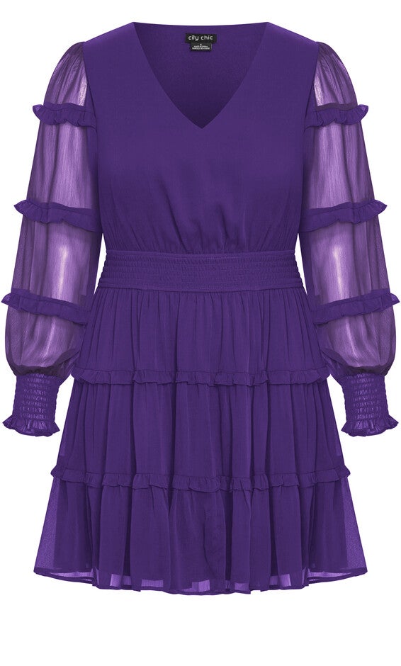 Daisy May Dress - royal purple, PURPLE, alternate image number null