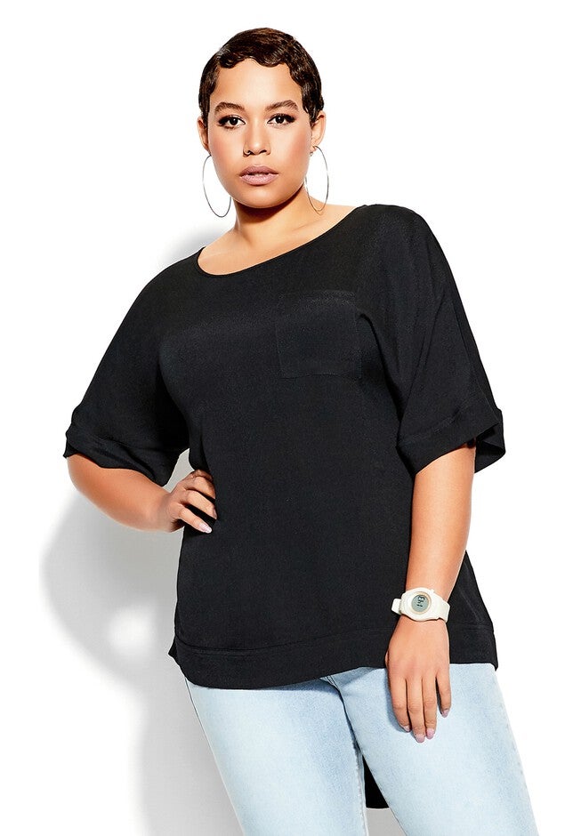 Easy Weekend Top - black, BLACK, alternate image number null