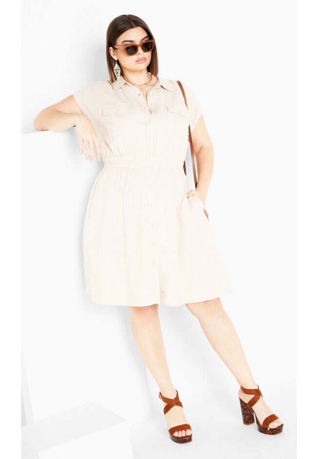 Antonella Dress - neutral, BEIGE, on-hover image number null