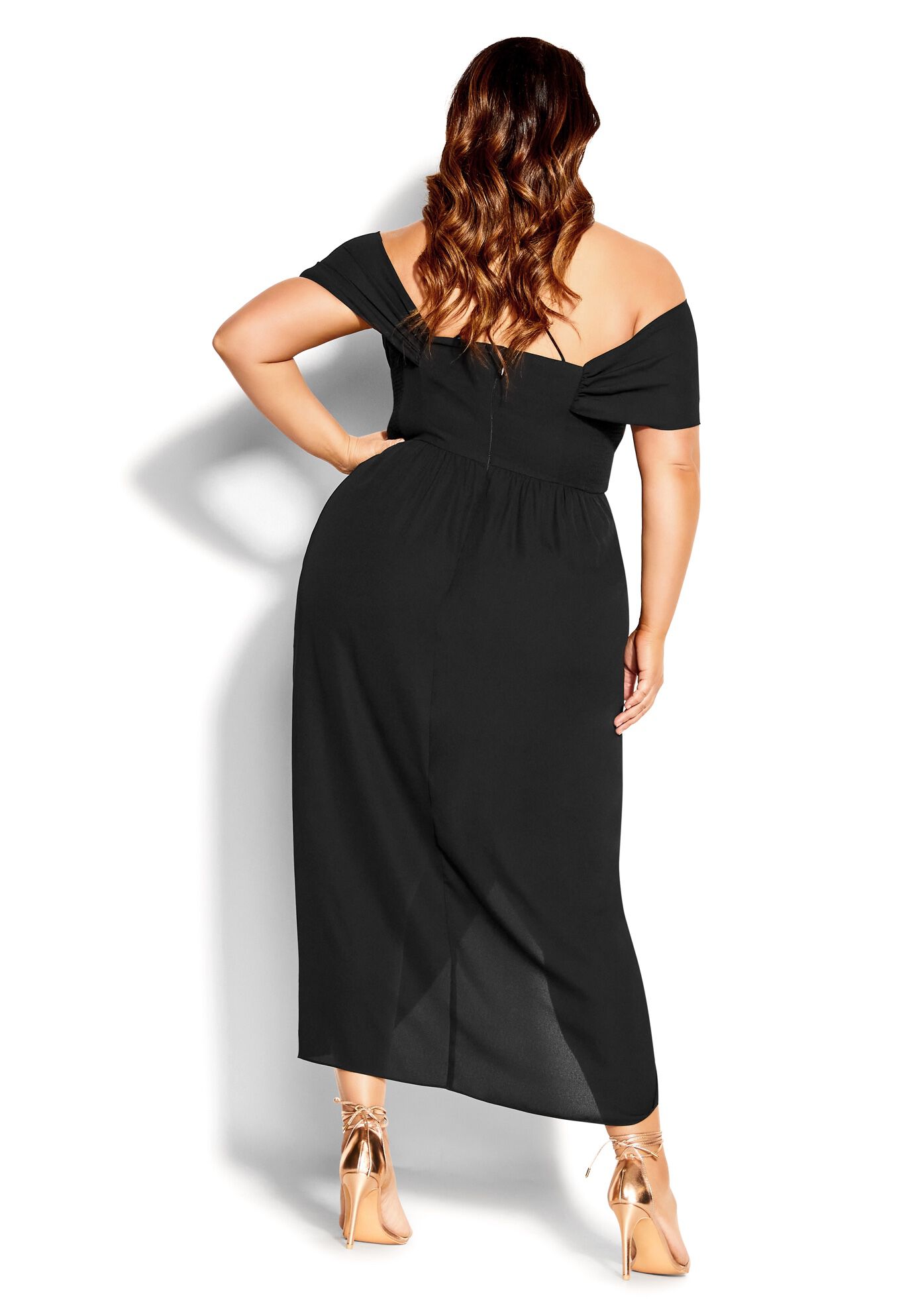 Entwine Maxi Dress - black, BLACK, on-hover image number 1