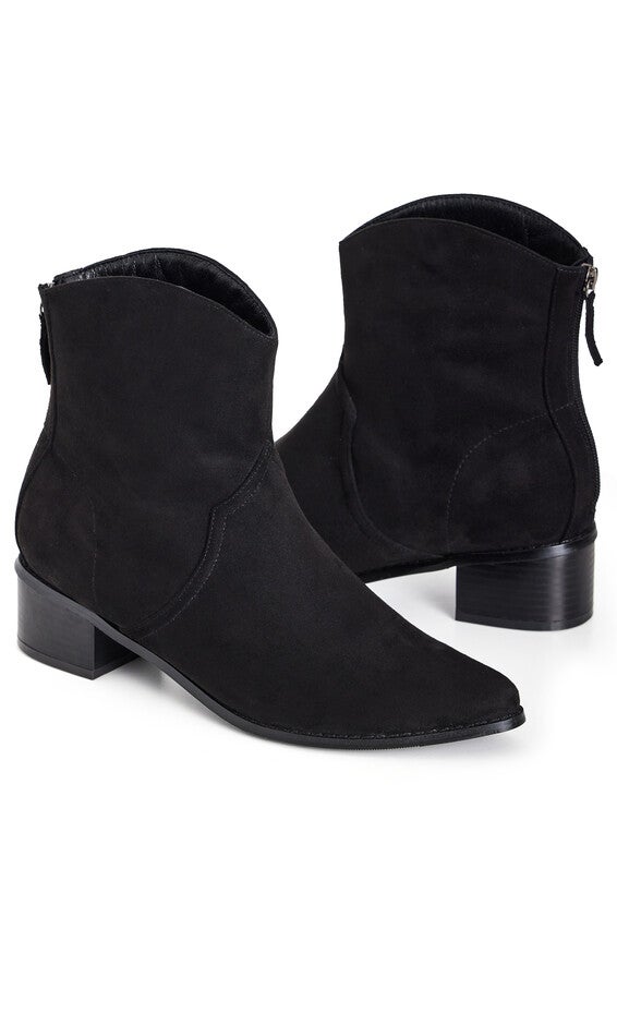 WIDE FIT Western Ankle Boot - black, BLACK, alternate image number 5