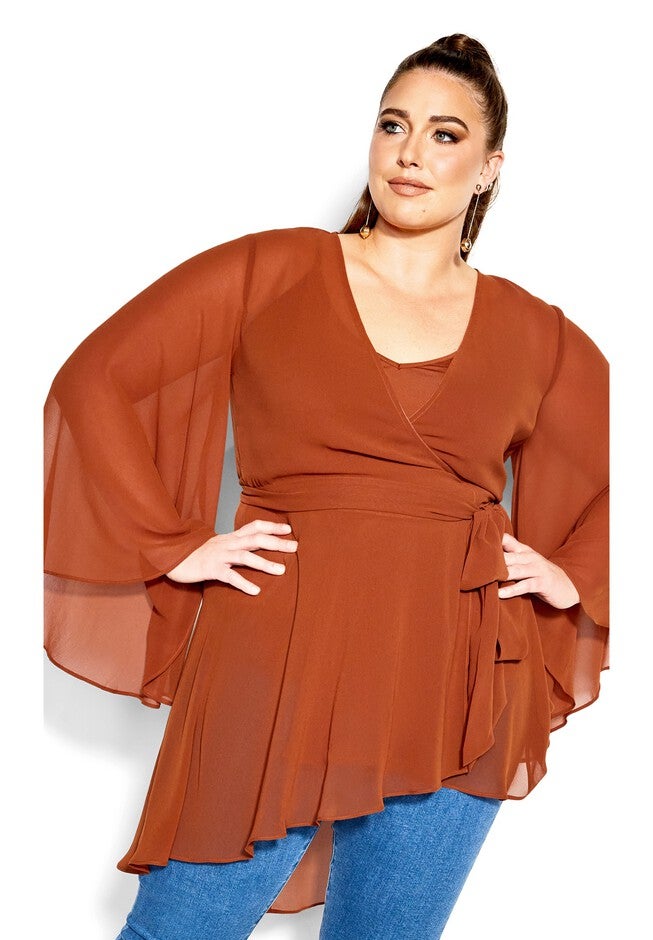 Fleetwood Tunic - ginger, ORANGE, alternate image number 6