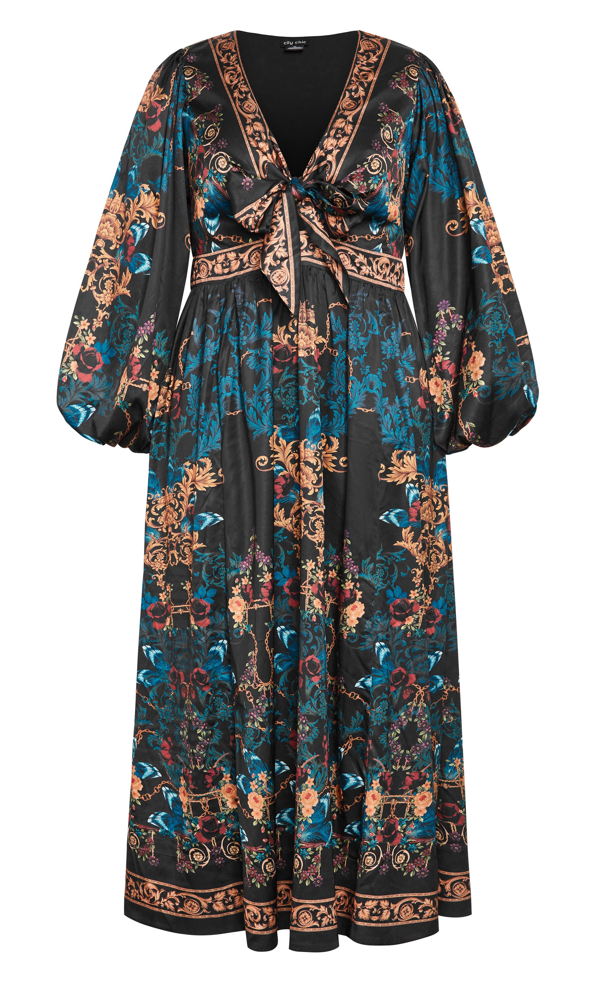 Ivanna Maxi Dress - opulent, BLACK, alternate image number 5