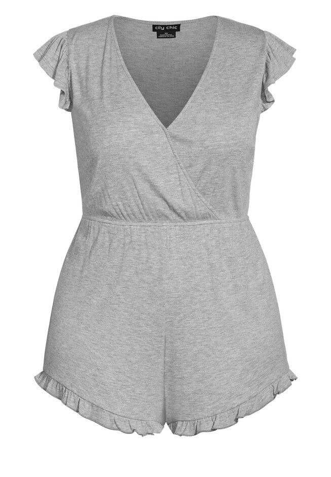 Ellie Sleep Romper - gray, GREY, alternate image number null
