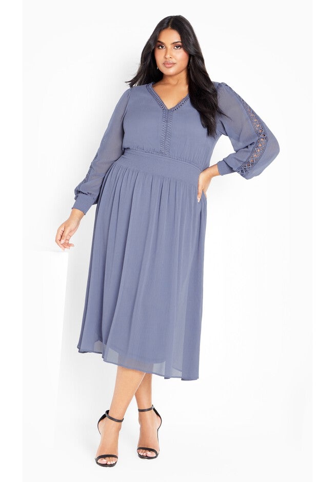 Elena Dress, COUNTRY BLUE, alternate image number null