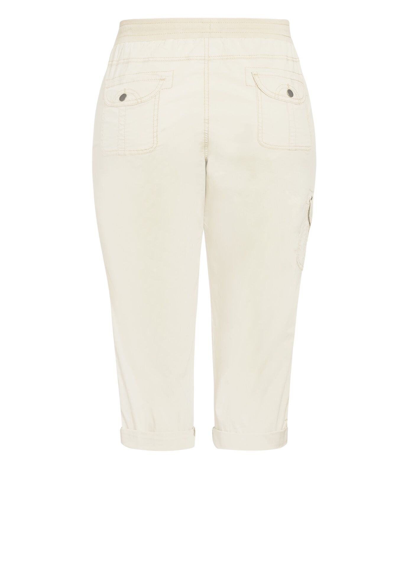 Cotton Roll Up Capri