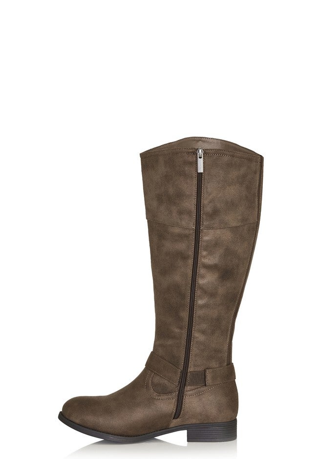 Tall Riding Boot, TAUPE, alternate image number 3