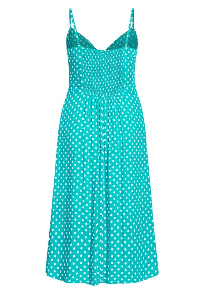 Ocean Spot Dress - aqua, BLUE, alternate image number null