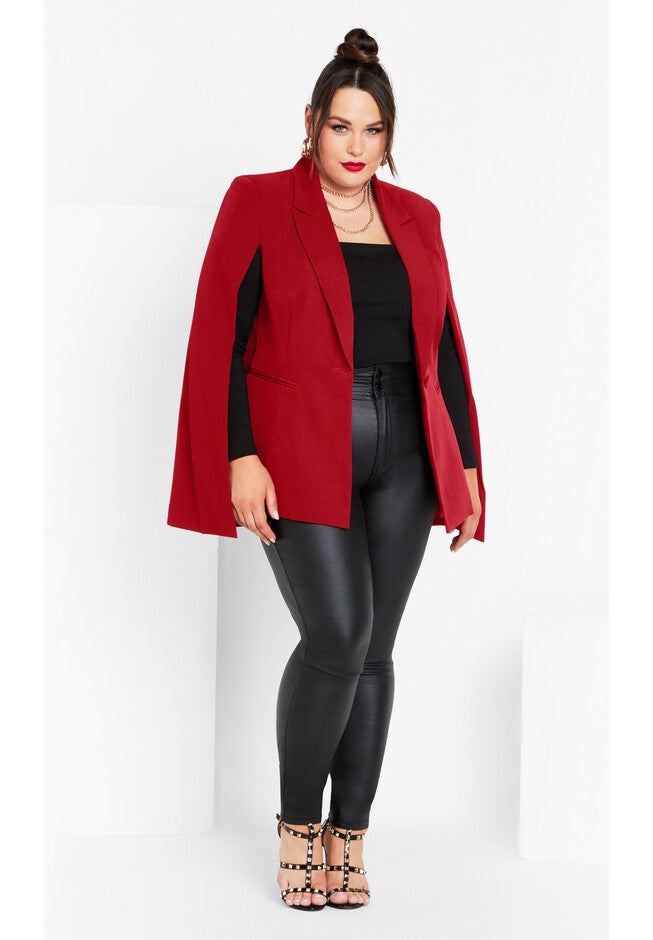 Emma Jacket - true red, RED, on-hover image number null