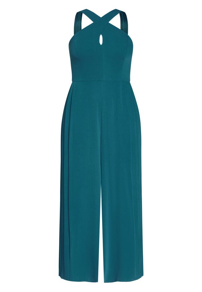 Harper Jumpsuit - teal, GREEN, alternate image number null