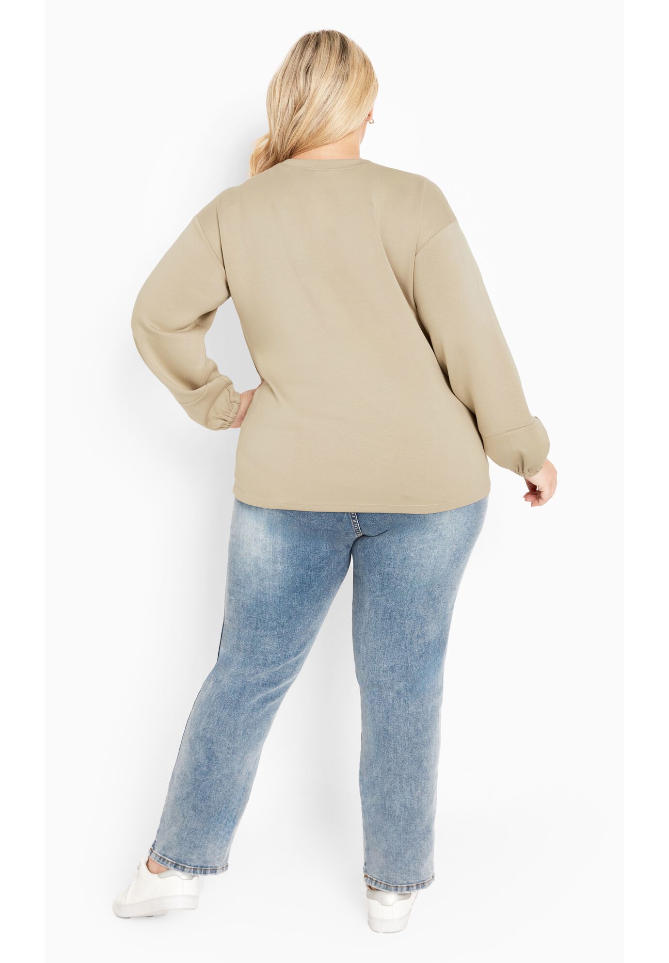 Elena Button Top, BUFF, alternate image number 3