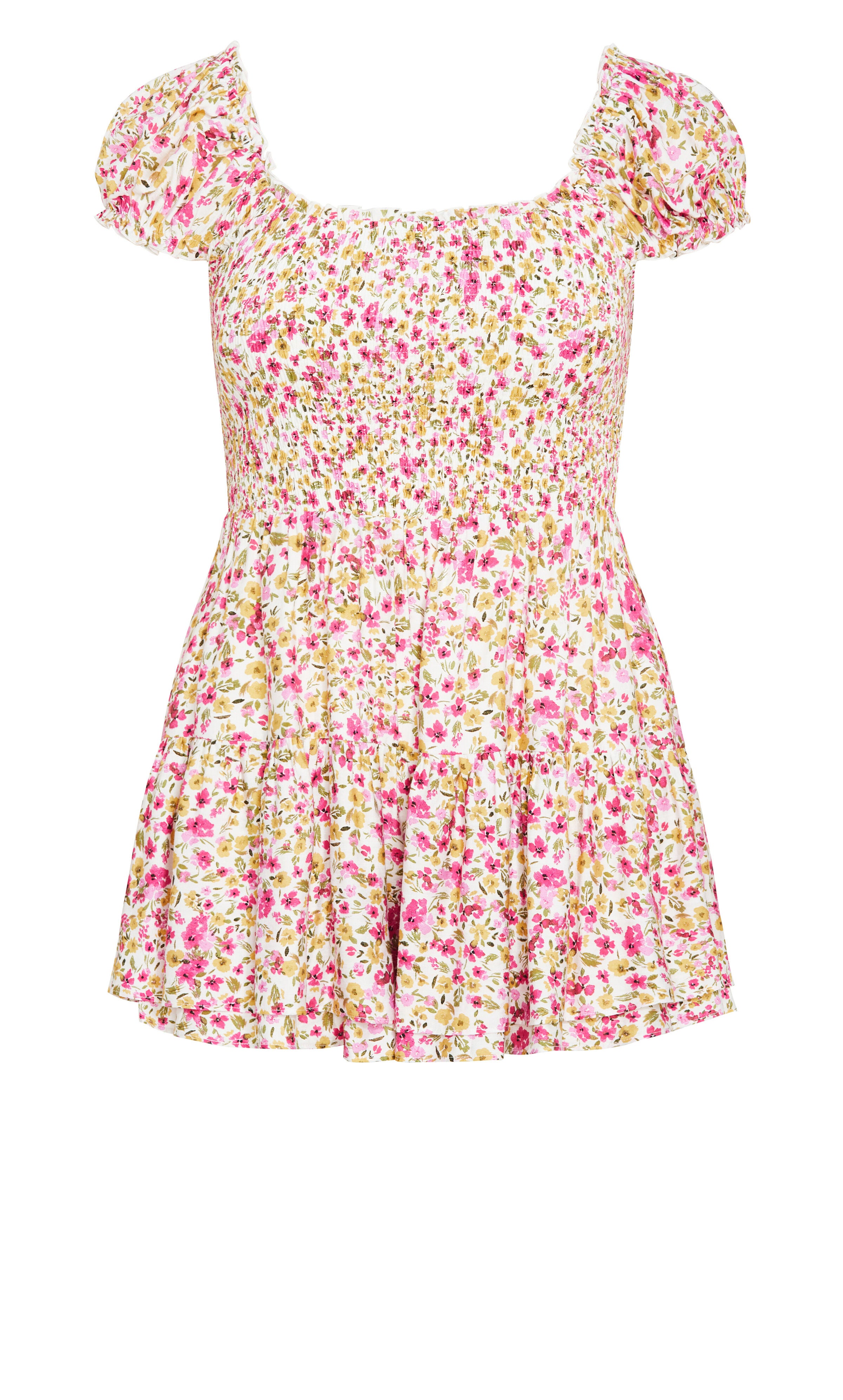 Zuri Print Playsuit - multi, WHITE, alternate image number 4