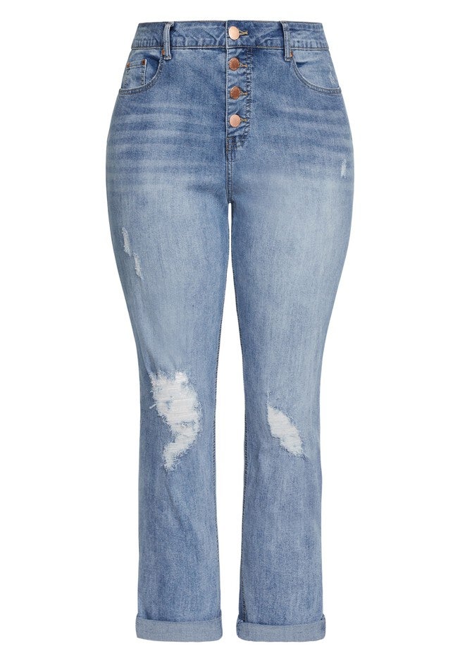Harley Hi Rise Skinny Jean - denim, BLUE, alternate image number 3