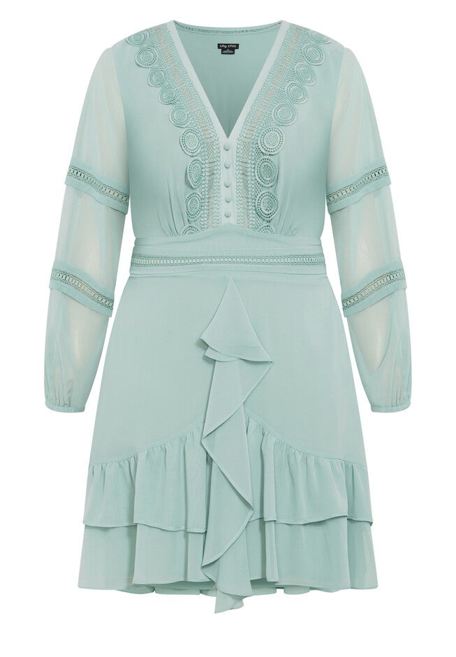 Sweetheart Dress - seafoam, GREEN, alternate image number 2